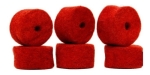 Feltro Para Estante De Prato Vermelho  Kit Com 6 Unidades