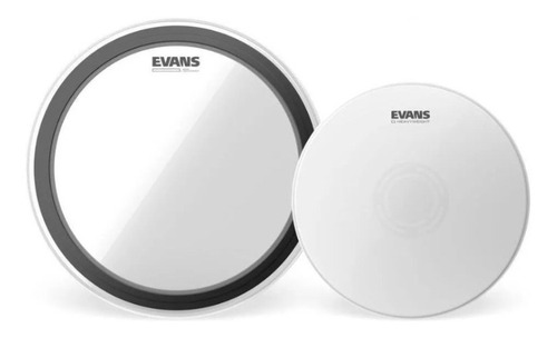 Kit De Peles Caixa 14 + Bumbo 22 Heavyweight Evans