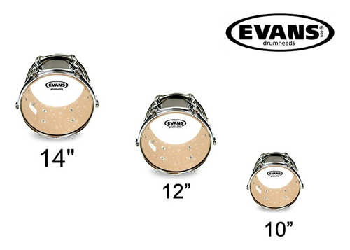 Kit De Peles Evans Hydraulic Glass 10 / 12 / 14 - Hidraúlica