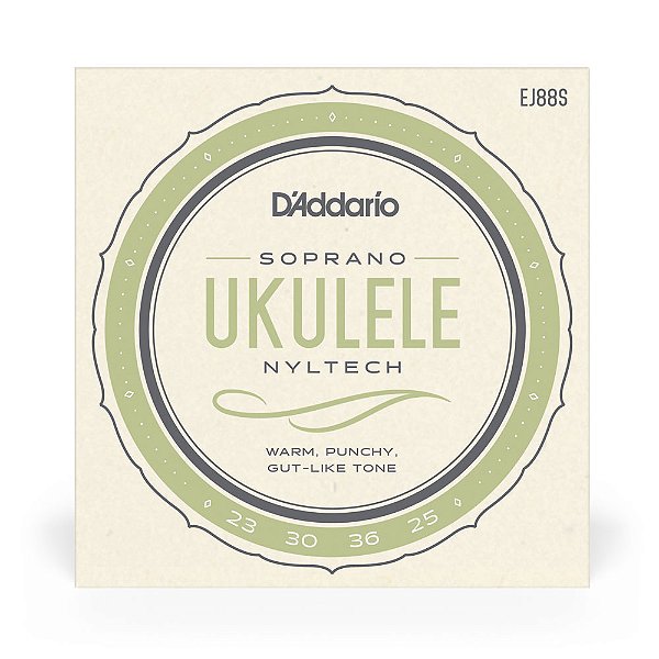 Encordoamento Para Ukulele Soprano D Addario Nyltech EJ88S [F035]
