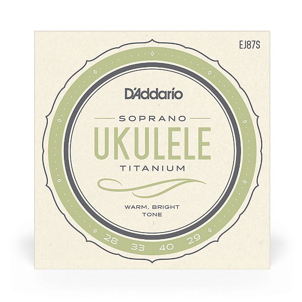 Encordoamento Ukulele Soprano D Addario Pro-Arté Titanium
