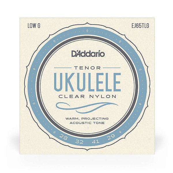 Encordoamento Ukulele Tenor D Addario Pro-Arté Custom Clear [F035]