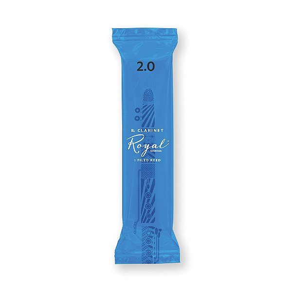 Palheta Clarineta Bb 2.0 (Unidade) D Addario Royal 25RCB0120