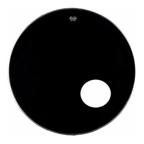 Pele De Resposta Bumbo Remo Encore Ebony 18 Pol Com Furo