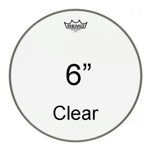 Pele Remo 6 Polegadas  Ambassador Transparente Clear
