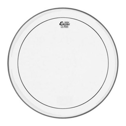 Pele Remo Encore Pinstripe 24  Transparente Para Bumbo De 24