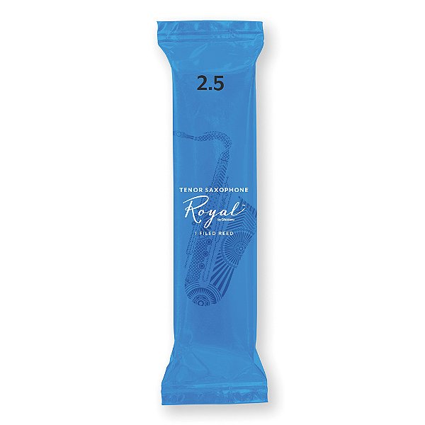 Palheta Sax Tenor 2.5 (Unidade) D Addario Royal RKB0125-B25
