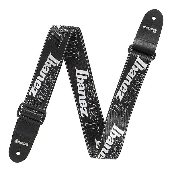 Correia Instrumentos Em Nylon Preta E Logo Ibanez GSD50-BK