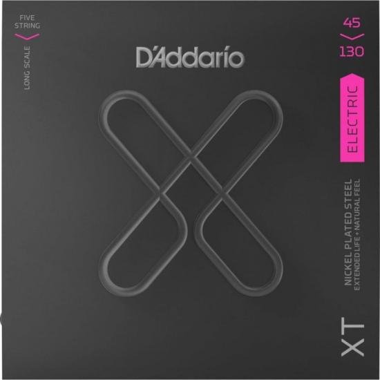 Encordoamento Baixo 5 Cordas Revestido .045-.130 XT Nickel XTB45130 D Addario
