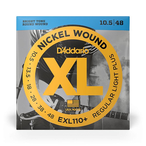 Encordoamento Guitarra 10.5-48 D Addario XL Nickel EXL110+ [F035]