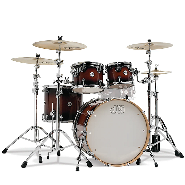 Bateria DW Design Series Shell Pack Design 4 Peças Tobacco Burst