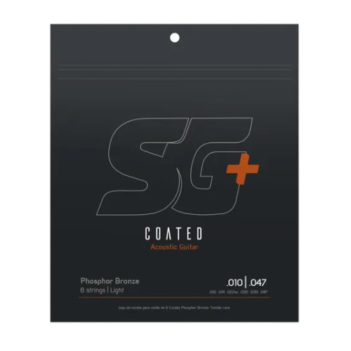 Encordoamentos Violão Aço 010 Fósforo Bronze Coated Sg+