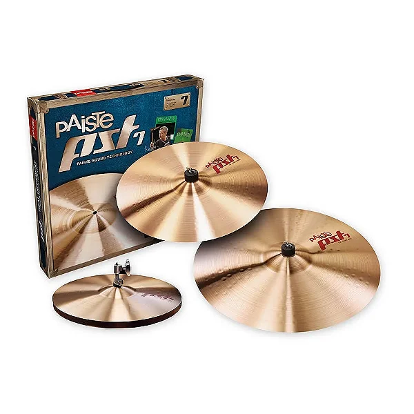 Paiste PST7 Light Session Set Hi-Hat 14"+ Crash 16"+ Ride 20"