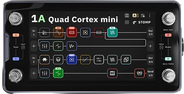 Pedaleira Neural Dsp Quad Cortex Mini