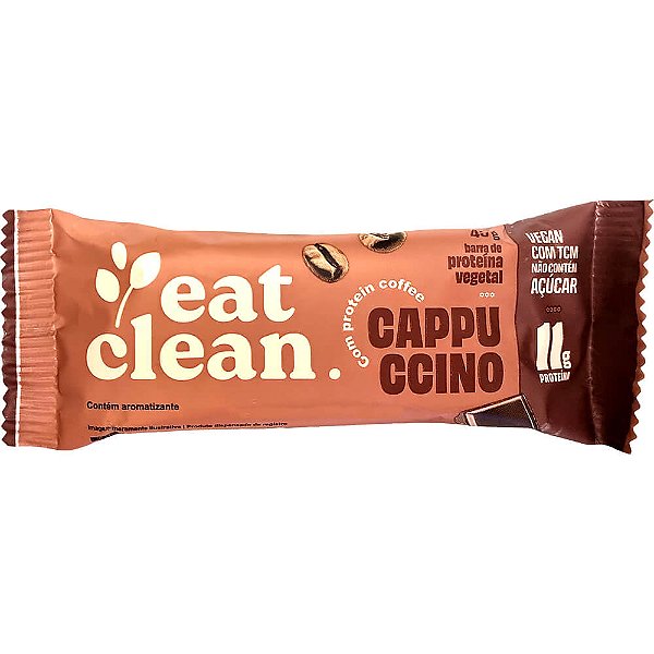 Barra Proteína Vegana Cappuccino Eat Clean 45g
