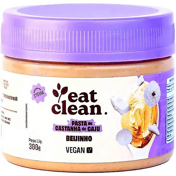 Pasta Castanha Caju Beijinho Eat Clean 300g - Vegano