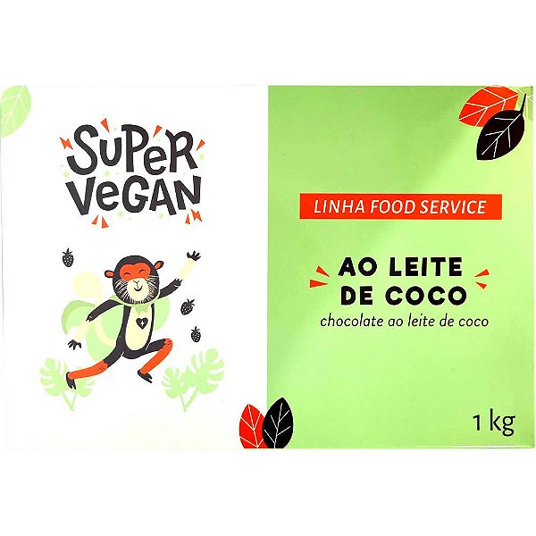 Chocolate ao Leite de Coco Super Vegan 1kg - Vegano