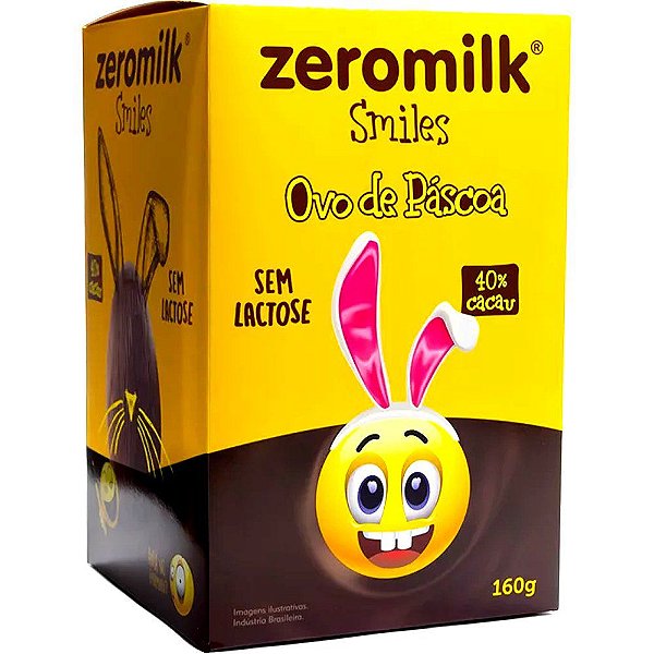 Ovo de Páscoa Zeromilk Smiles Tudo Zero Leite 160g