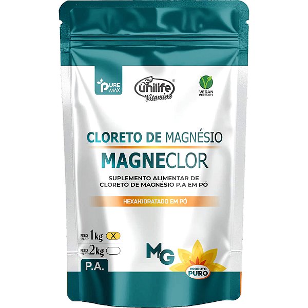 Cloreto de Magnésio Hexahidratado P.A. Unilife 1kg