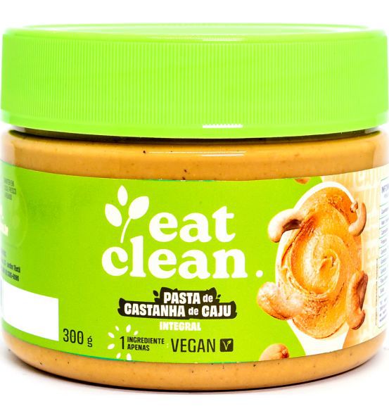 Pasta Castanha Caju Integral Eat Clean 300g - Vegano