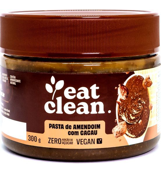 Pasta Amendoim Cacau S/ Açúcar Eat Clean 300g