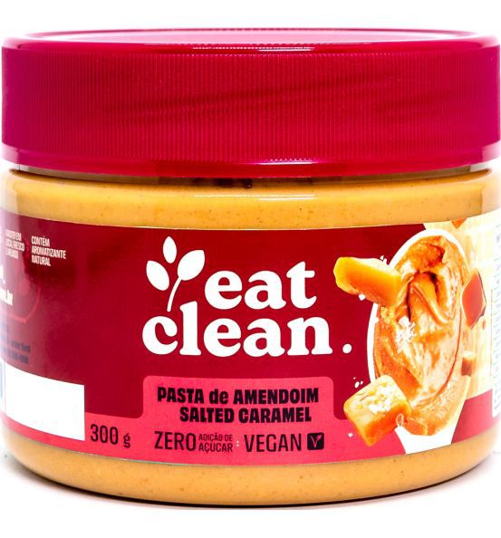 Pasta Amendoim Salted Caramel Eat Clean 300g