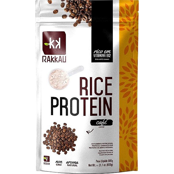 Rice Protein Café Rakkau 600g - Vegano - Proteína De Arroz