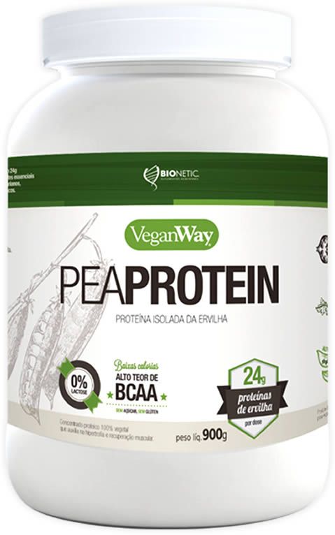 Pea Protein Natural VeganWay 900g - Vegano