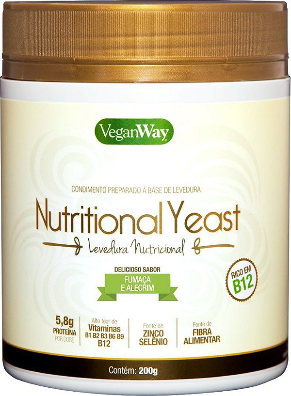 Nutritional Yeast Em Pó Fumaça & Alecrim VeganWay 200g