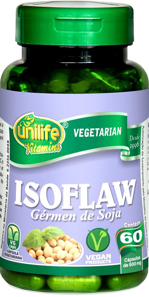 Isoflaw Gérmen de Soja Unilife 60 cápsulas de 500mg