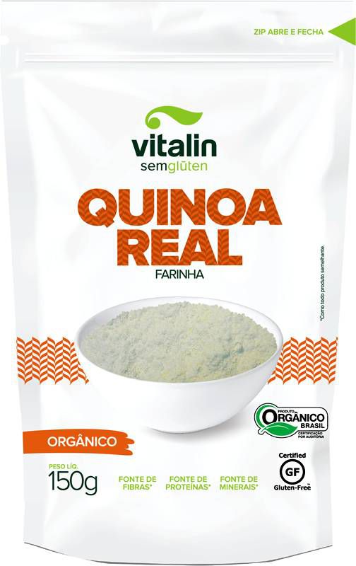 Farinha Quinoa Real Orgânica Vitalin 150g