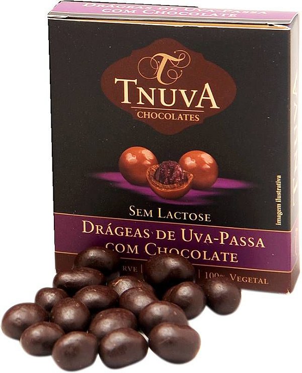 Drágeas de Uva-Passa com Chocolate Tnuva 50g