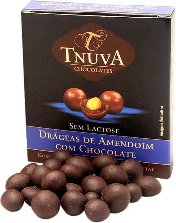 Drágeas de Amendoim com Chocolate Tnuva 50g