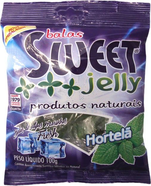 Balas de Algas Marinhas Hortelã Sweet Jelly 100g - Vegano