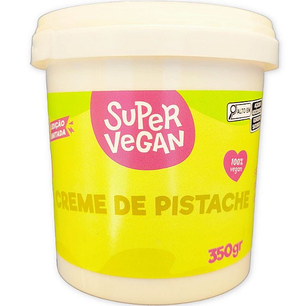 Creme de Pistache Super Cream Super Vegan 350g - Vegano