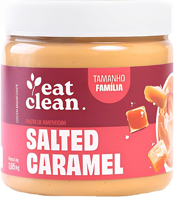 Pasta de Amendoim Salted Caramel Eat Clean 1,05kg - Vegano
