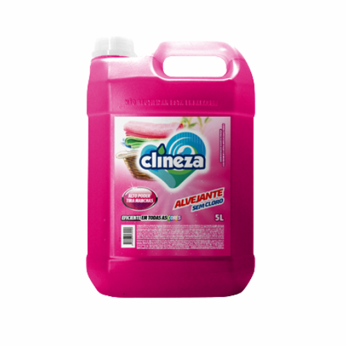 Alvejante Líquido Tira Manchas  Sem Cloro Clineza 5L Litros