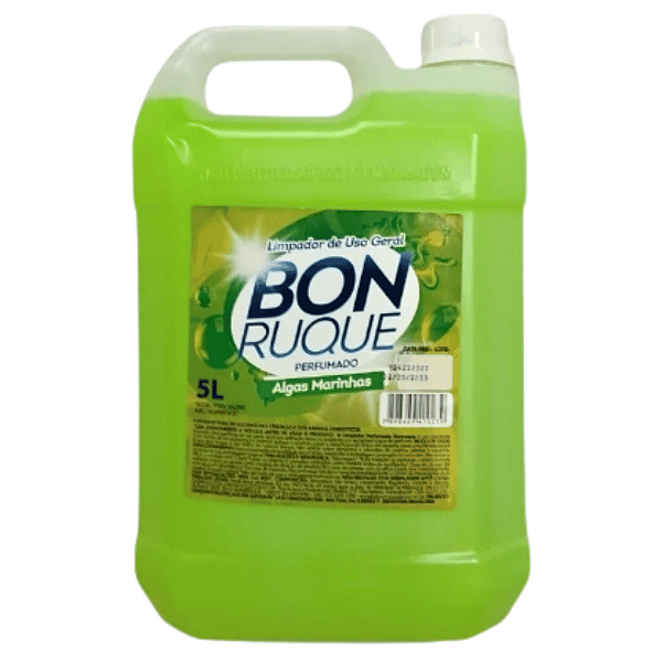 Álcool Perfumado Algas Marinhas 5L Bonrruque Limpeza Uso Geral