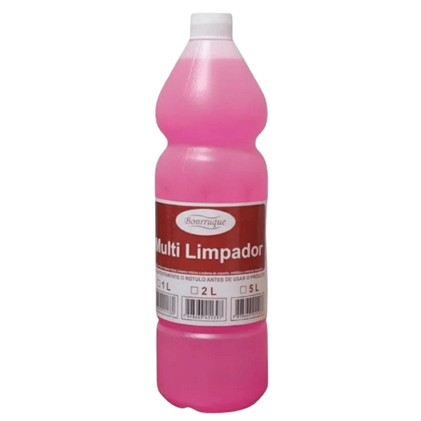 Multi Limpador Polipink 1L Bonrruque – Limpador Multiuso para Pisos e Superfícies
