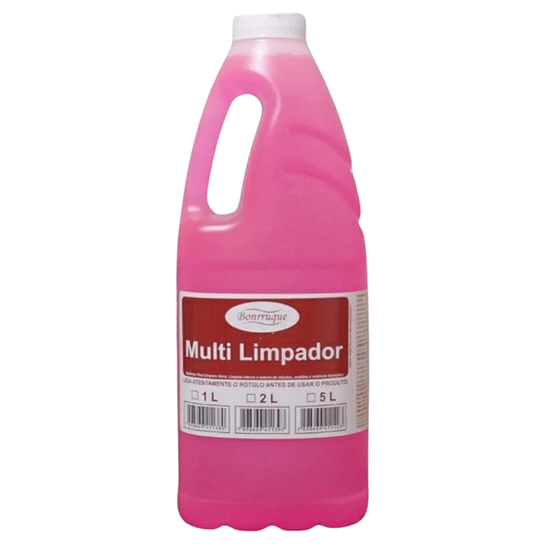 Multi Limpador Polipink 2L Bonrruque – Limpador Multiuso para Pisos e Superfícies