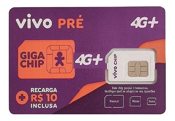 CHIP COM RECARGA