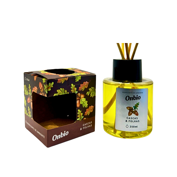 Odorizante de Ambiente Cascas & Folhas 250ml Onbio