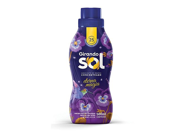 Amaciante Concentrado Eterna Magia 500ml Girando Sol