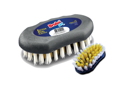 Escova Oval Plástico Brubalar