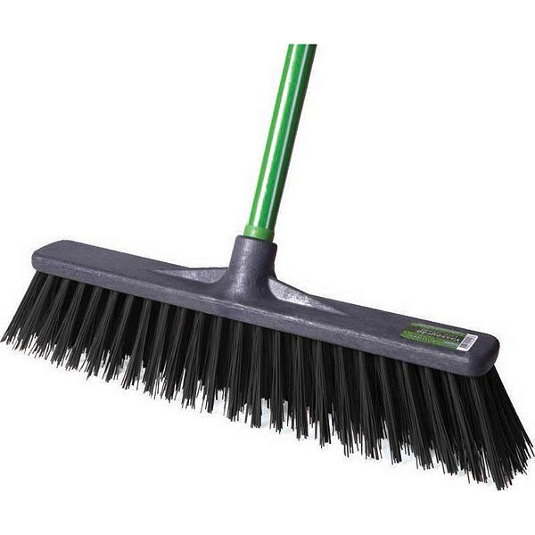 Vassoura Escovão Gari Plástico 40cm Haracem