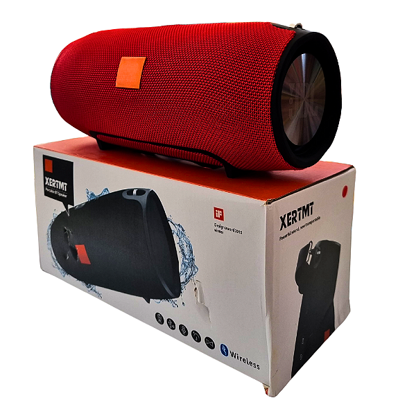 Caixa de Som Bluetooth Portátil Xtreme Vermelha