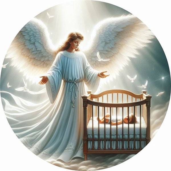 Anjo da Guarda Protegendo Bebê