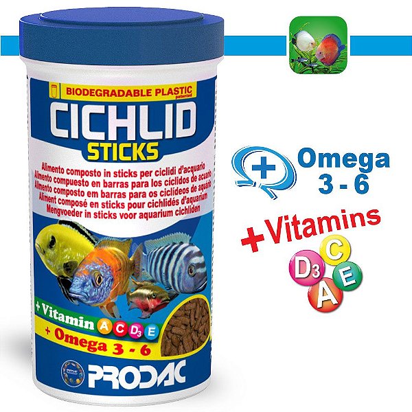 RACAO PRODAC CICHLID STICKS  90G