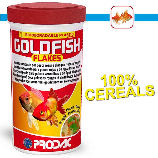 RACAO PRODAC GOLDFISH FLAKES 32G