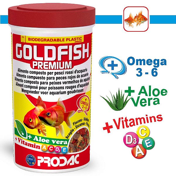 RACAO PRODAC GOLDFISH PREMIUM  50G